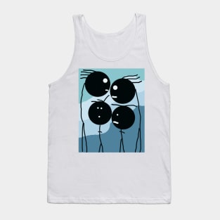 Stick Figure Family Tank Top